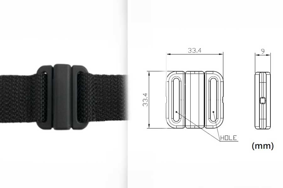 Fashionable recycled plastic buckle from Leading Suppliers 